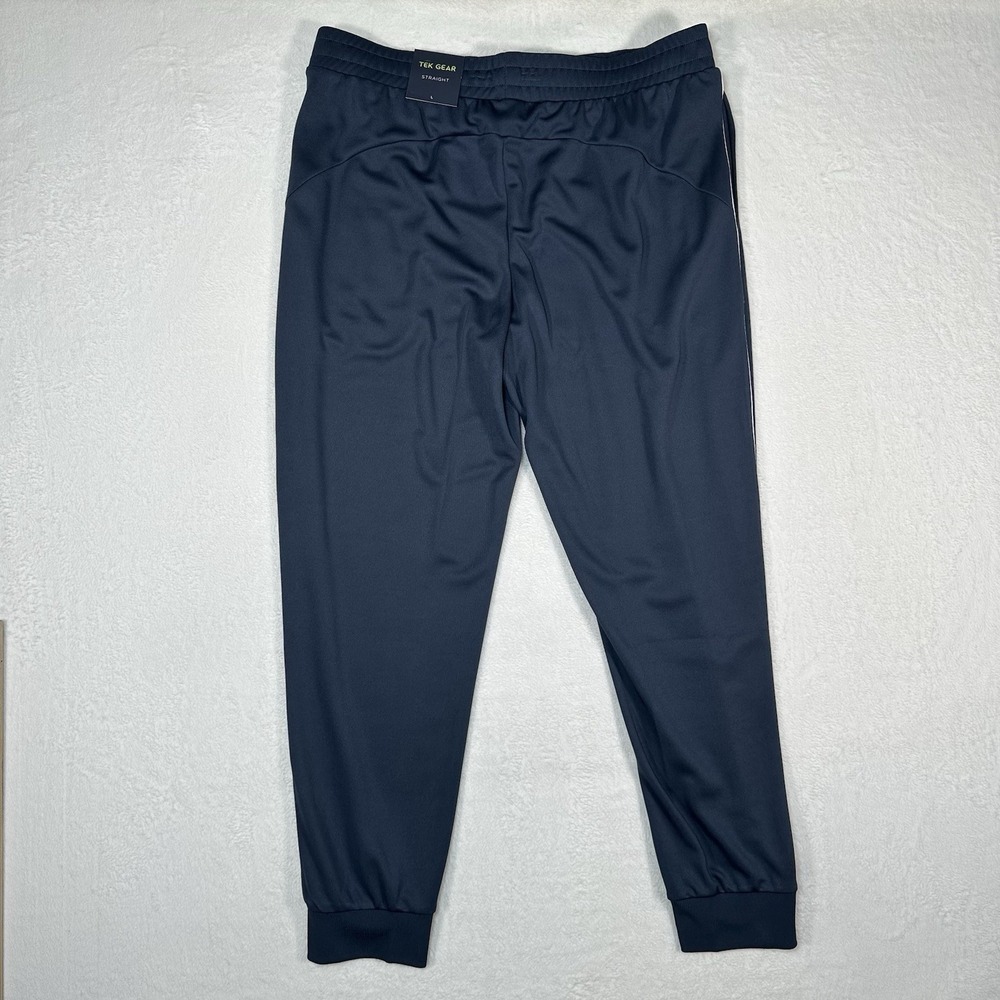NWT Tek Gear Tracksuit Mens L Navy Blue Track Jacket Joggers Set Breathable - Picture 13 of 14